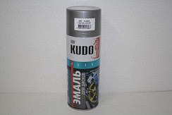 Фото KUDO Краска-спрей для дисков светло-серая 520мл  KU-5202