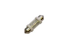 Фото Автолампа светодиод C5W 24V 5W SV8,5-36 3LED голубая Диалуч софитная (пальчик)