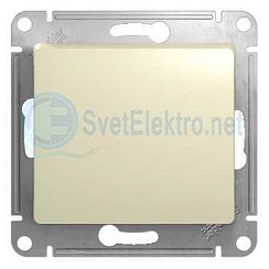 Фото Выключатель 1-кл. в рамку бежевый сх.1 GLOSSA GSL000211