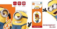 Фото Ароматизатор на зеркало AURAMI Minion "Мультифрукт" (картон)