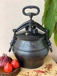 Фото Казан Афганский черный с ручками 8л