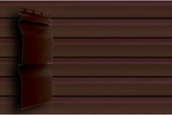 Фото Сайдинг 3,0 GL D4 (slim) темный дуб Grand Line
