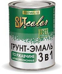 Фото Грунт-эмаль по ржавчине, серая, ВИТ color, 0,8 кг
